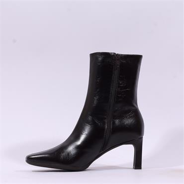 Wonders Vita Pointed Heel Boot - Brown Leather